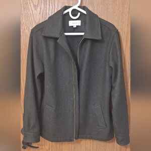 Anian Eddie Wool (800 GSM) - Men's Wool Coat, Like New, Olive Color, Medium